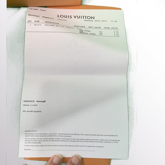 **SOLD**Louis Vuitton Damier Azur Galliera GM - Picture 4 of 8